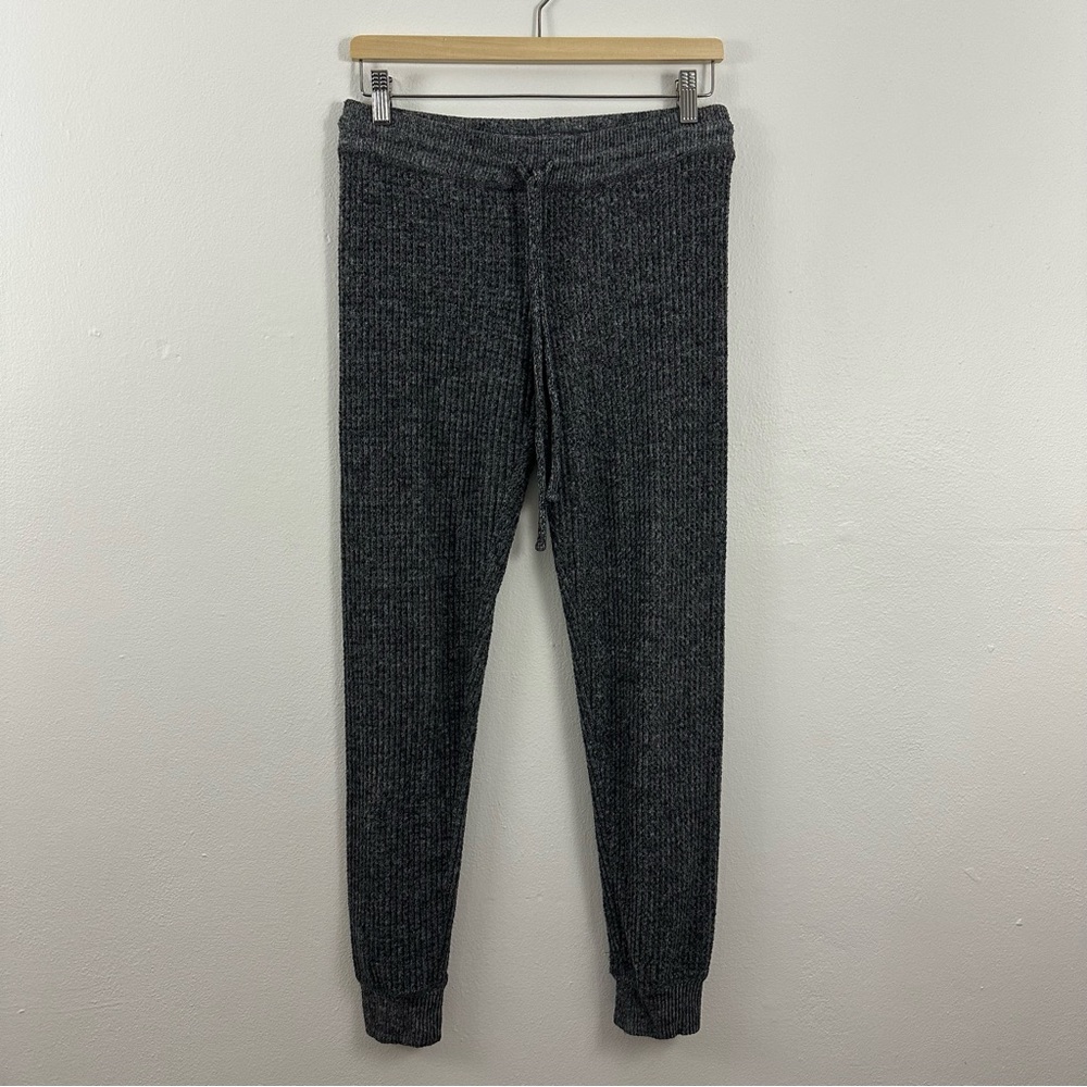 2/$25 American Eagle Ahh-Mazingly Soft Waffle Knit Pants Gray Women's Size M